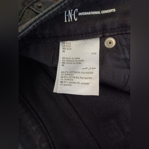 An INC Denim High Rise Flare Jeans - Picture 7 of 10